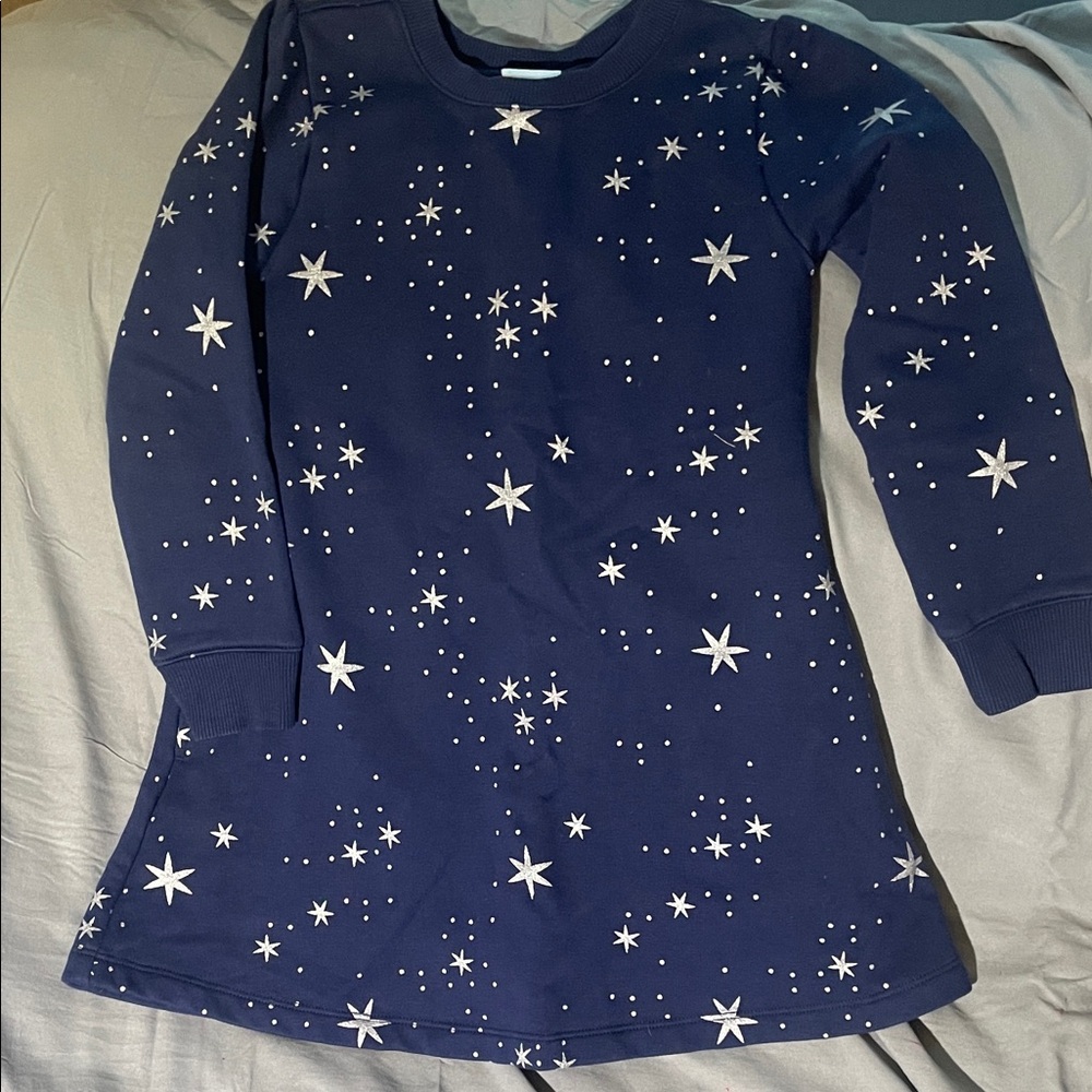 Starry Girls dress- Blue